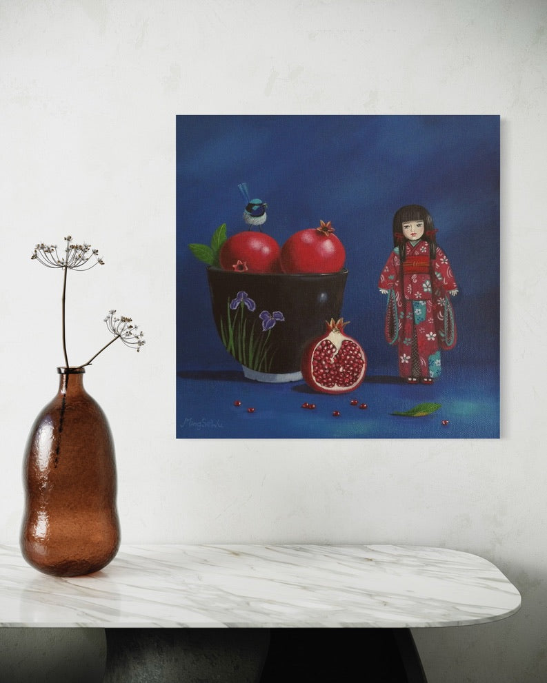 Pomegranate and Doll