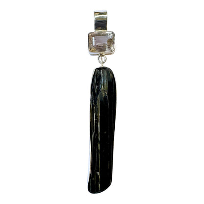 Pendant - Faceted Pink Amethyst with Aegirime