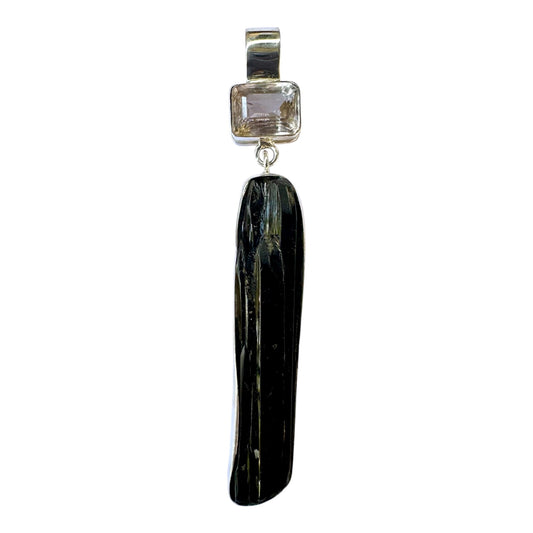Pendant - Faceted Pink Amethyst with Aegirime