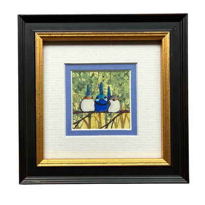 Splendid Fairy Wren Trio - Medium Blue 2026