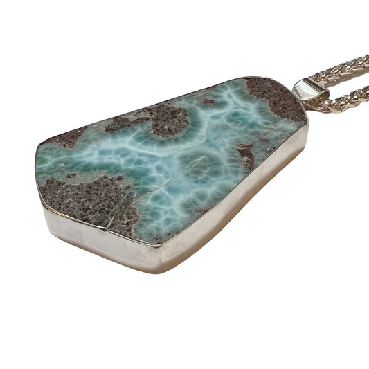 Larimar Pendant - Large