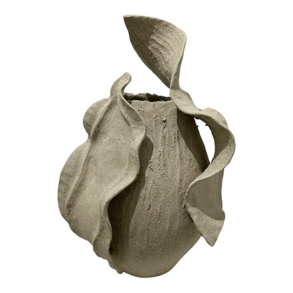 White Textured Vase - Tenderness Collection