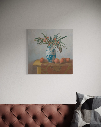 Eucalyptus and Peaches William Morris Design - Easter 2026
