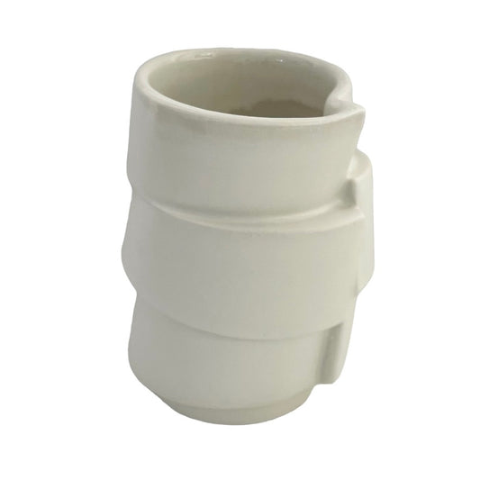 Fused Vase - Smooth Matte White