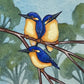 Three Kingfishers, Cobalt Blue