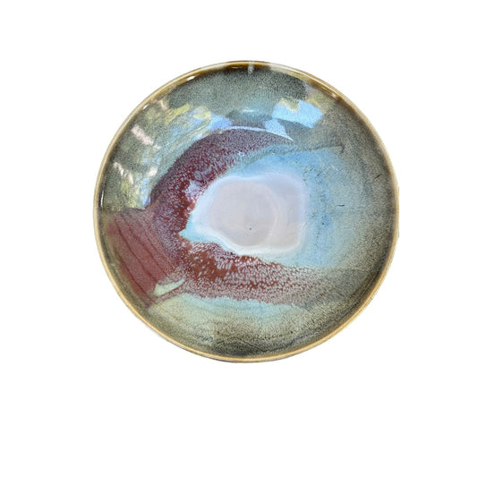 Centrepiece Bowl - Jun with Copper Red