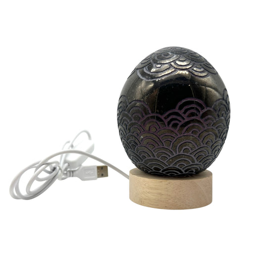 Glass Weighted Light - Grey