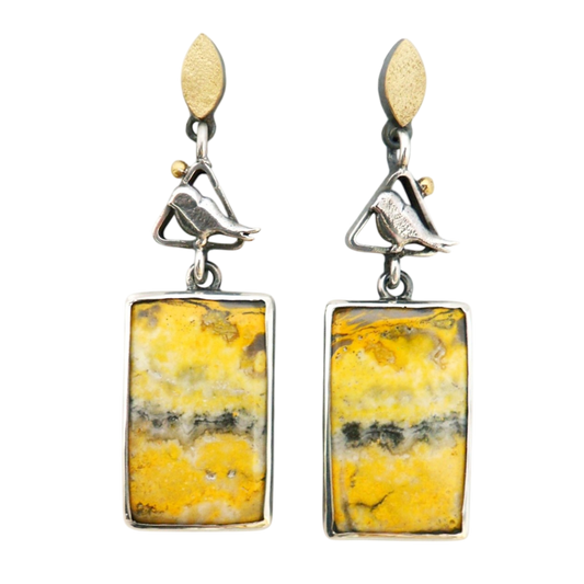 Earrings - Little Budgie