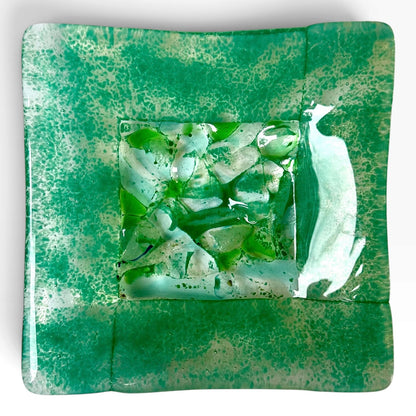 Square Platter - Aqua
