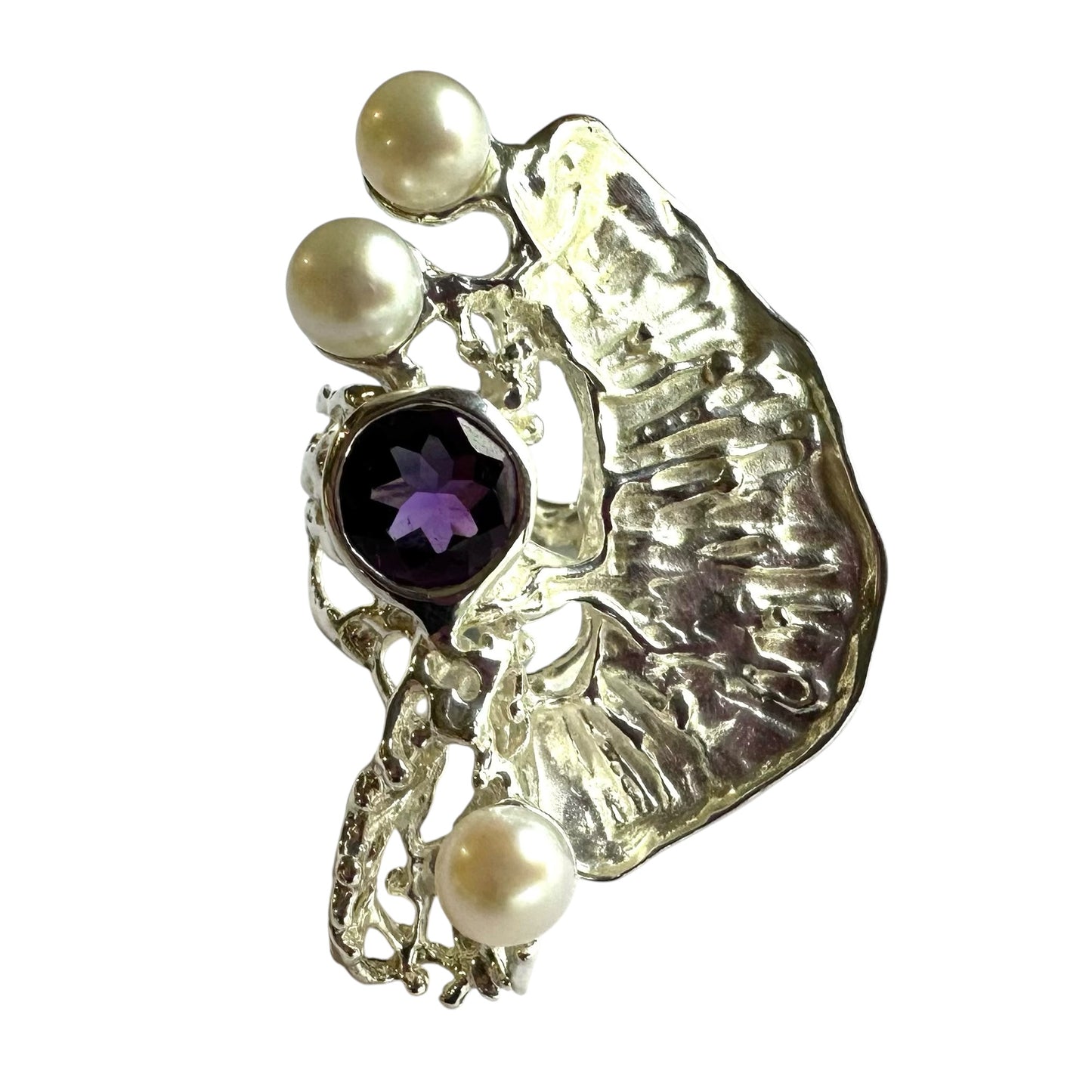Ring - Coral Garden, Amethyst