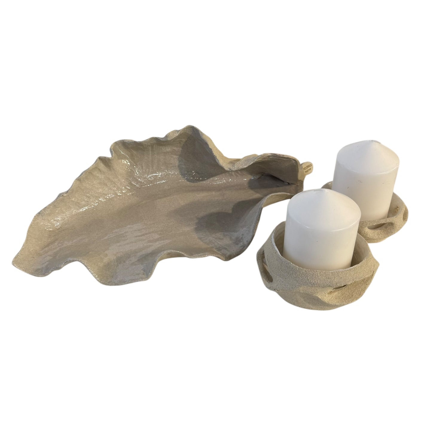 Large Leaf Candle/ Incense Holder (Sandy) - Contemporary Women 2026