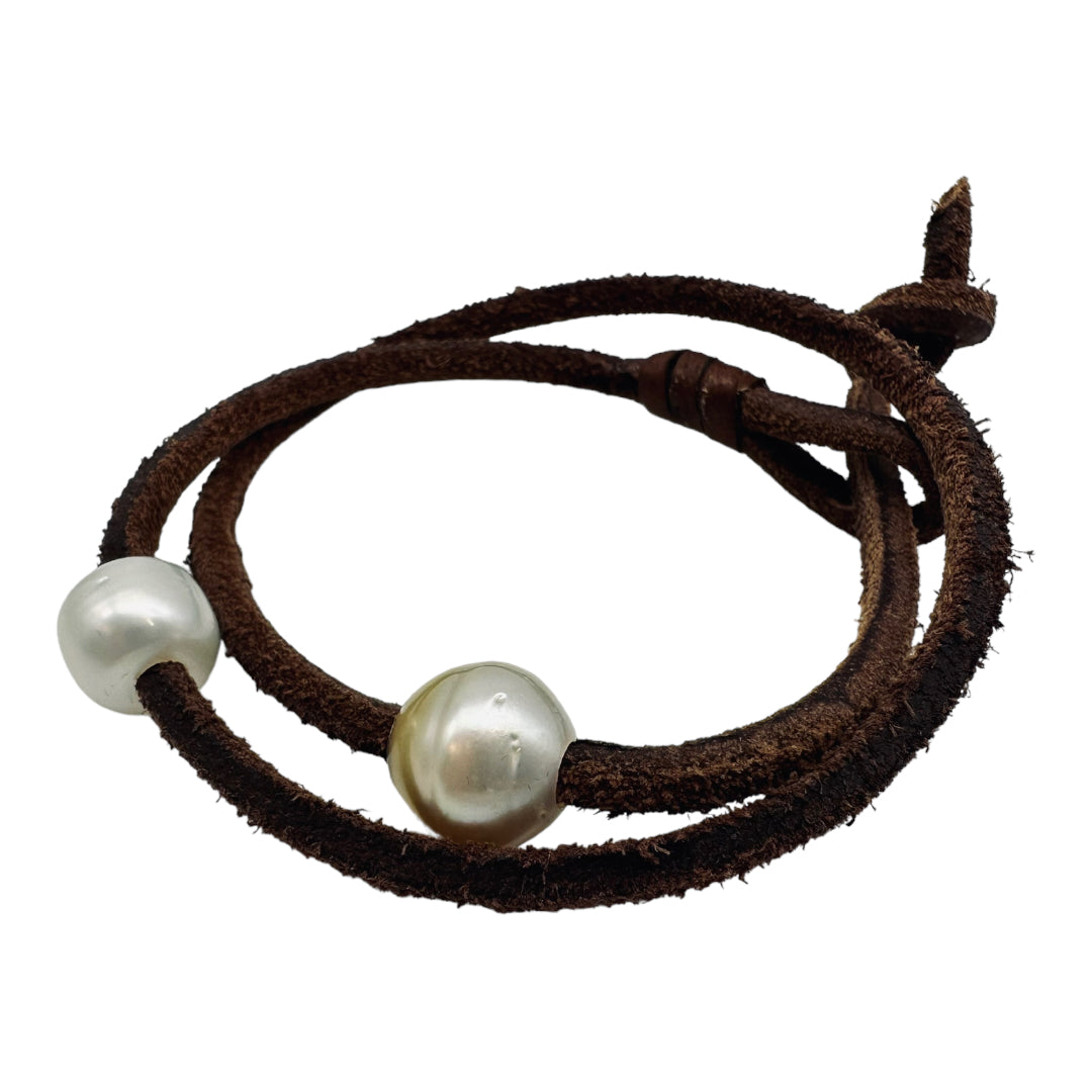 Bracelet - Champagne and White Pearl