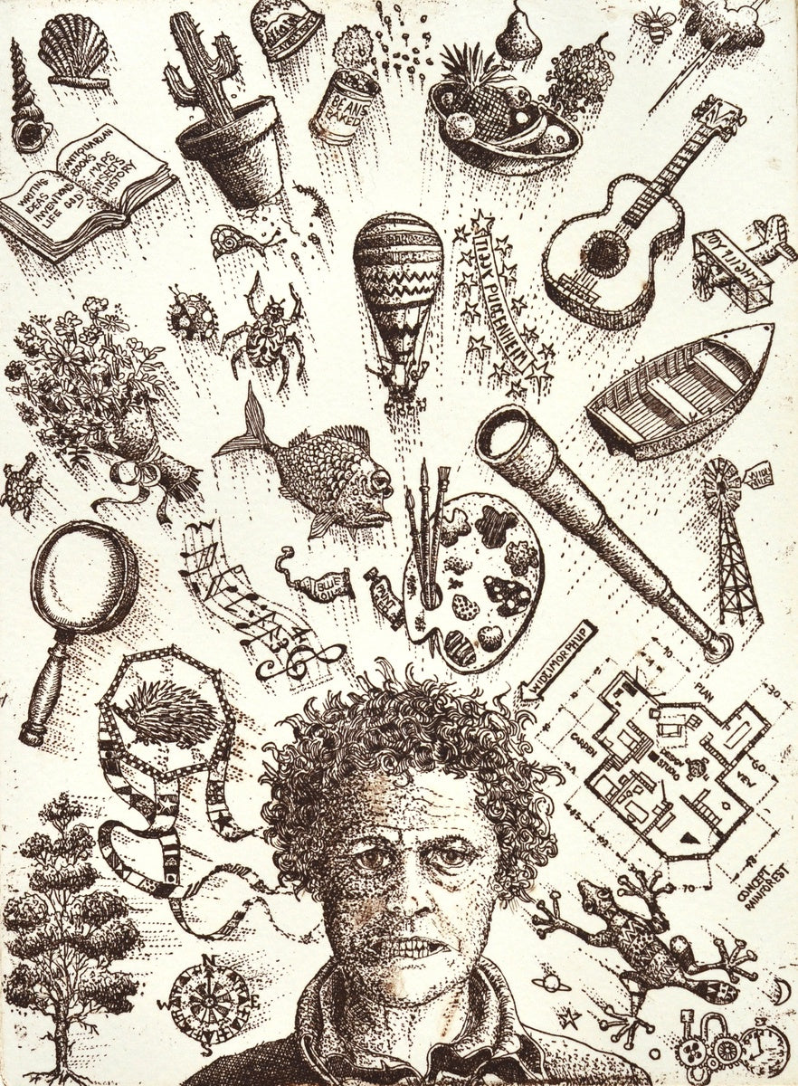 A Man Exploding with Too Many Ideas 32/50