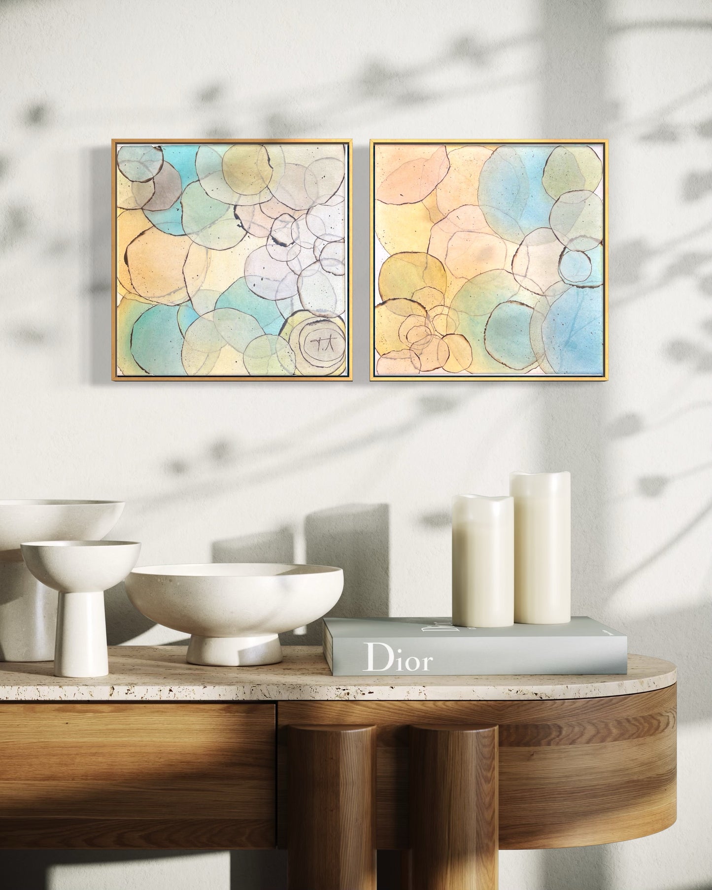 Traces of Stillness (Diptych)