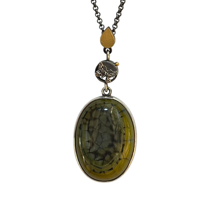 Pendant - 'Flutter By' Agate