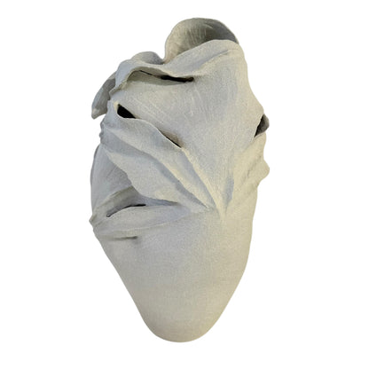 Breath of Stone VII - White (Large with Leaves) Sculpture - Contemporary Women 2026