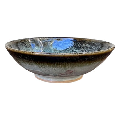 Bowl, Medium Round - Jun with Copper Red