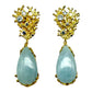 Earrings - Fragments,  Aquamarine
