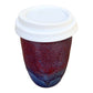 Keep Cups with Silicon Lid - Blue with Copper Red