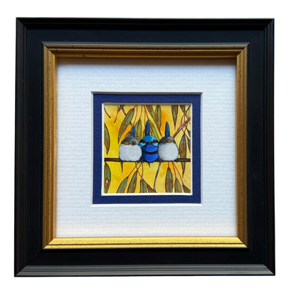 Splendid Fairy Wren Trio - Navy 2026
