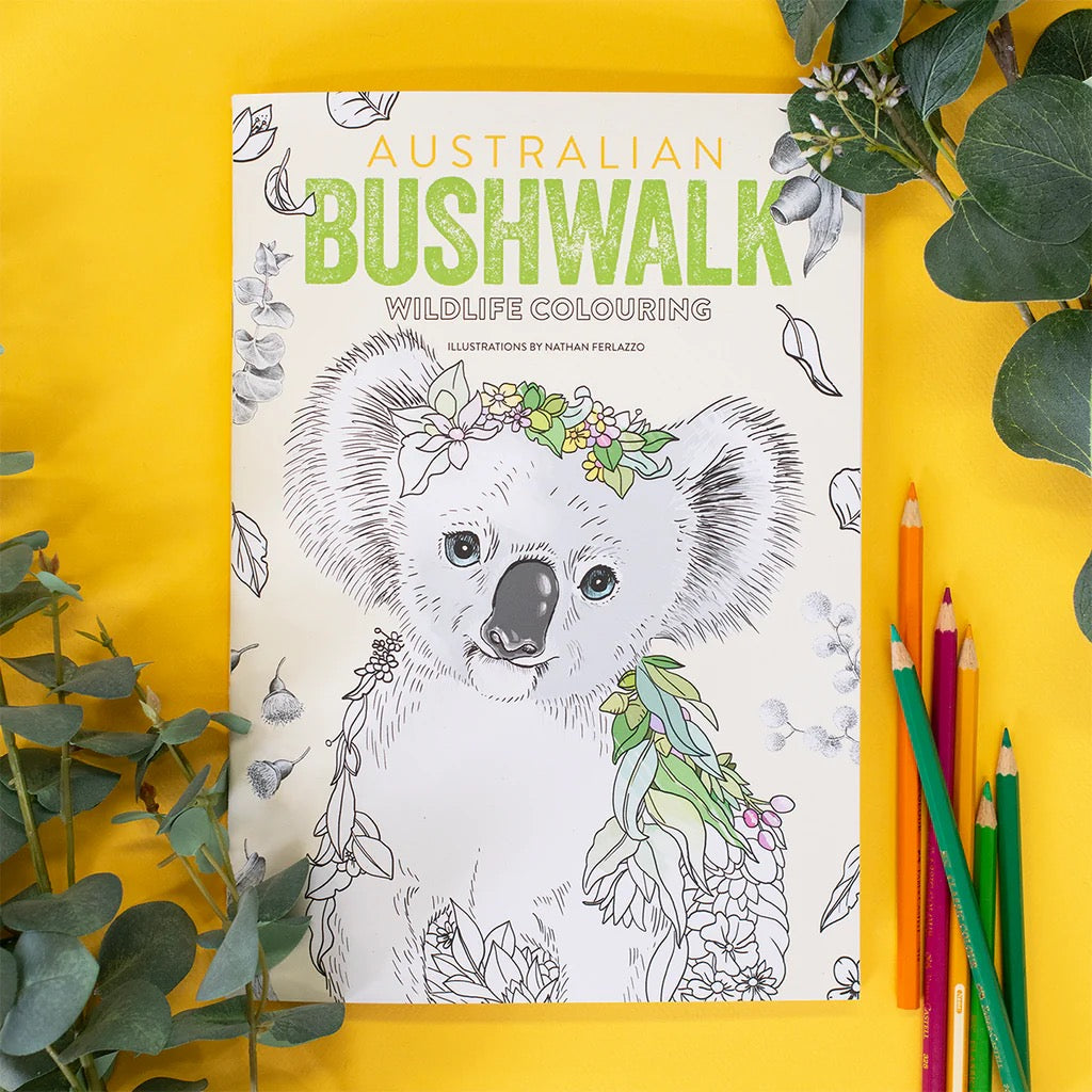 Bushwalk - Wildlife Colouring Book
