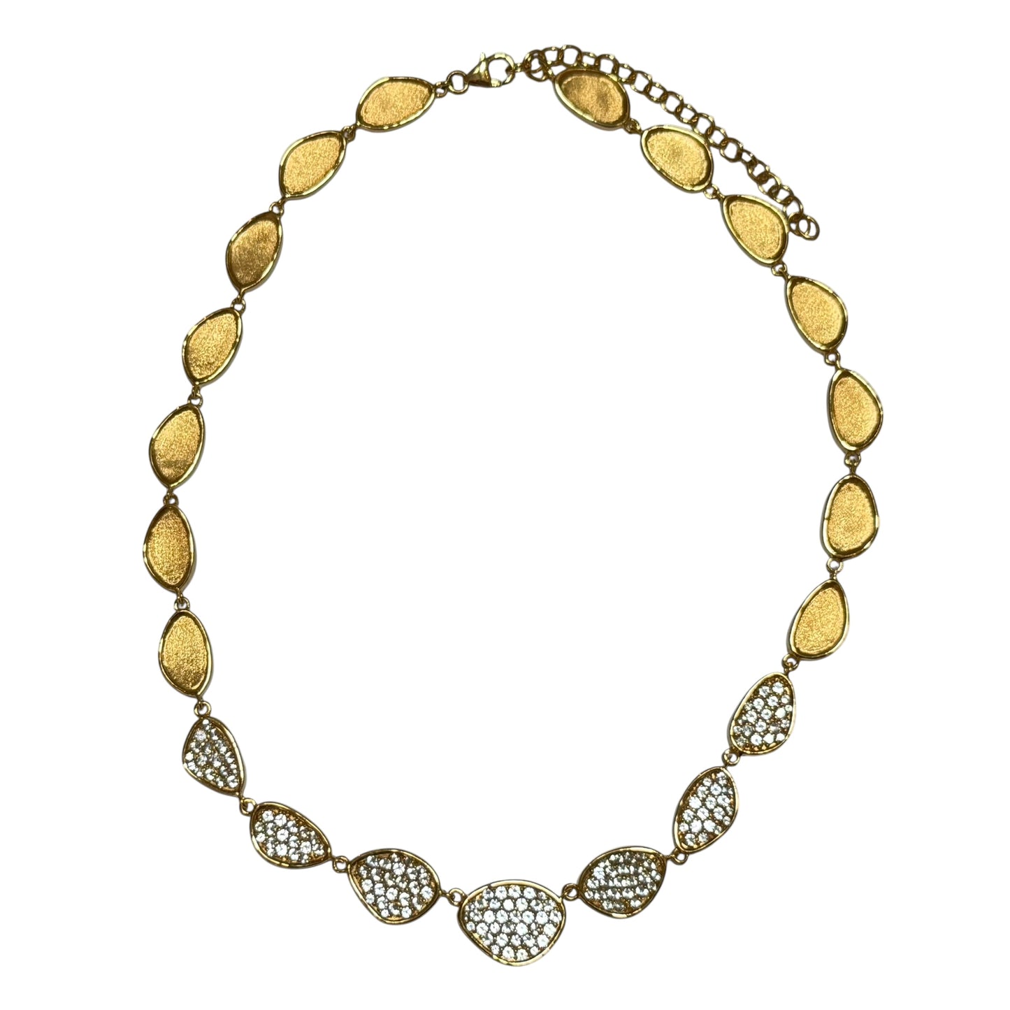 Necklace - Echoes of the Sea, Topaz set on 7 Links, Medium