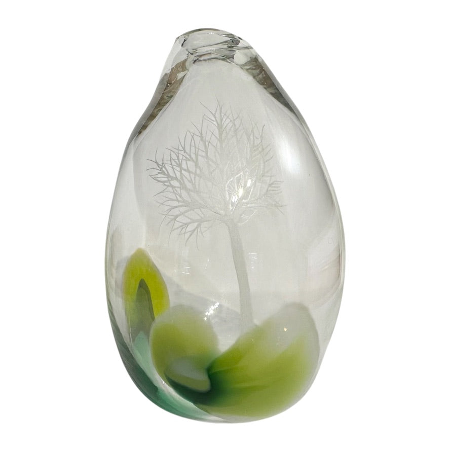 Homeland Vase Green Yellow