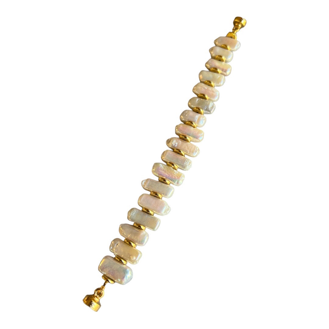 Bracelet - White Freshwater Stick Pearls