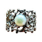 Ring - Fan of the Sea, Rhodium, Freshwater Pearl