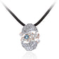 Pendant - Coral Garden with 2 Freshwater Pearls and Blue Topaz