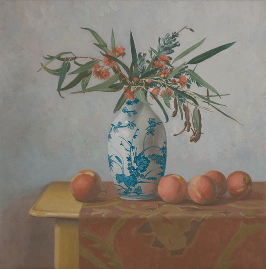 Eucalyptus and Peaches William Morris Design - Easter 2026