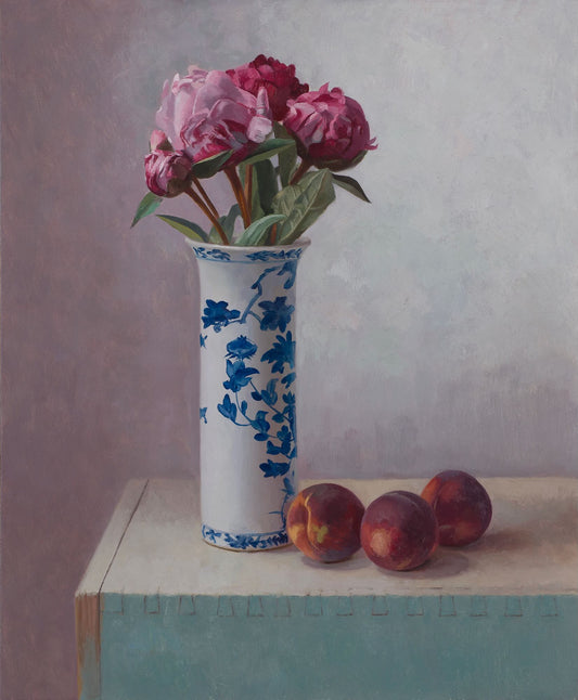 Peonies and Three Peaches - Easter 2026