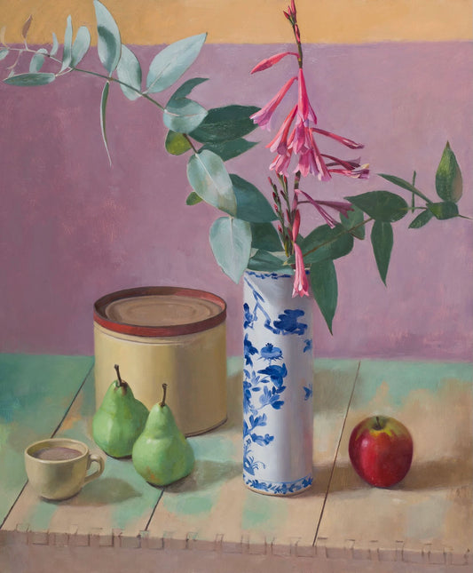 Watsonia and Eucalyptus Leaves Still Life  - Easter 2026