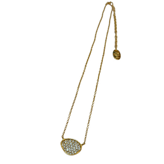 Necklace - Echoes of the Sea, Small Necklace, Topaz, Yellow Finish