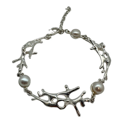 Bracelet - Coral Garden with Pearls