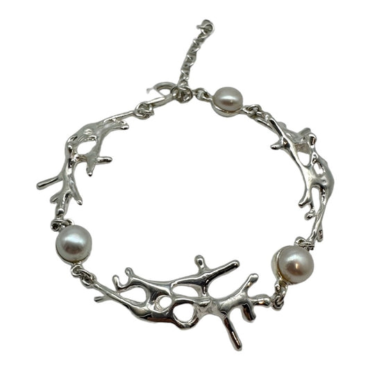 Bracelet - Coral Garden with Pearls