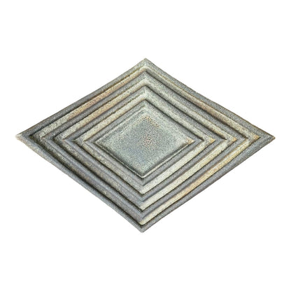 Diamond Shaped Bowl - Grey