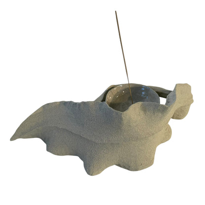Medium Leaf Candle / Incense Holder (Sandy) - Contemporary Women 2026