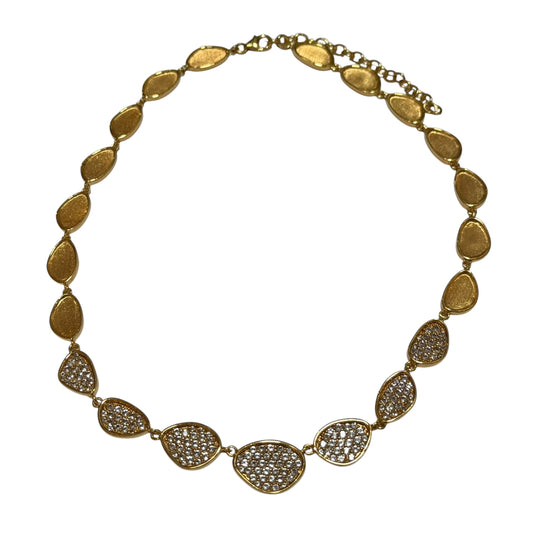 Necklace - Echoes of the Sea, Topaz set on 7 Links, Medium