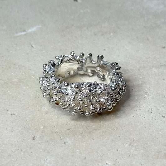 Ring - Anemone, Silver