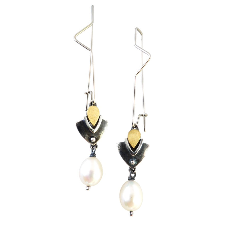 Earrings - Freshwater Pearls 'Spring'