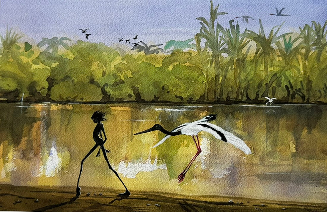Jabiru Billabong - Print