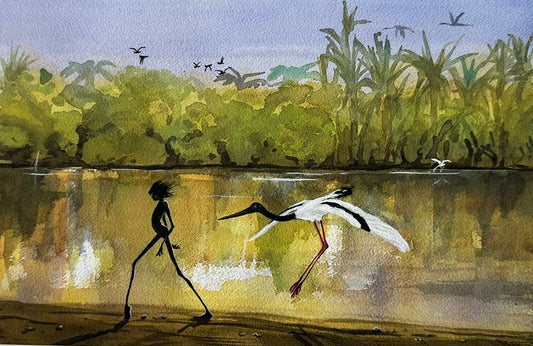Jabiru Billabong - Print