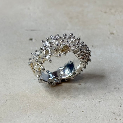 Ring - Anemone, Silver