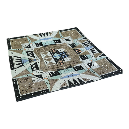 Extra Large Square Platter - Summer