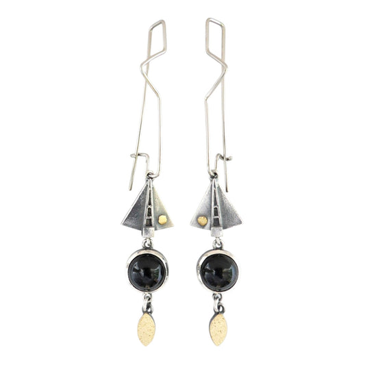 Earrings - Kites Onyx