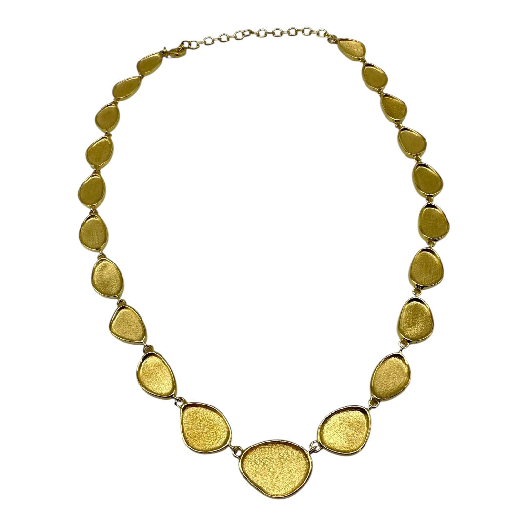 Necklace - Echoes of the Sea, Yellow Gold Finish, Medium
