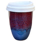 Keep Cups with Silicon Lid - Blue with Copper Red