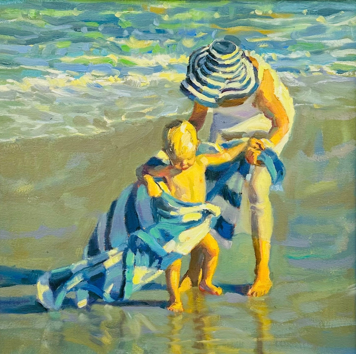 Early Morning Beach Play