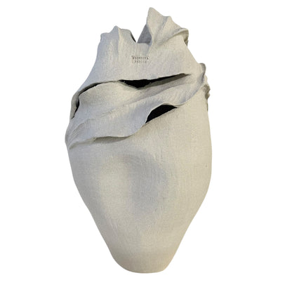 Breath of Stone VII - White (Large with Leaves) Sculpture - Contemporary Women 2026